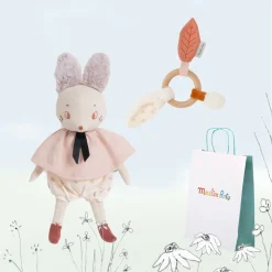 New Baby Gift-wrapped Set - bunny ears|Cottontails Baby Sale