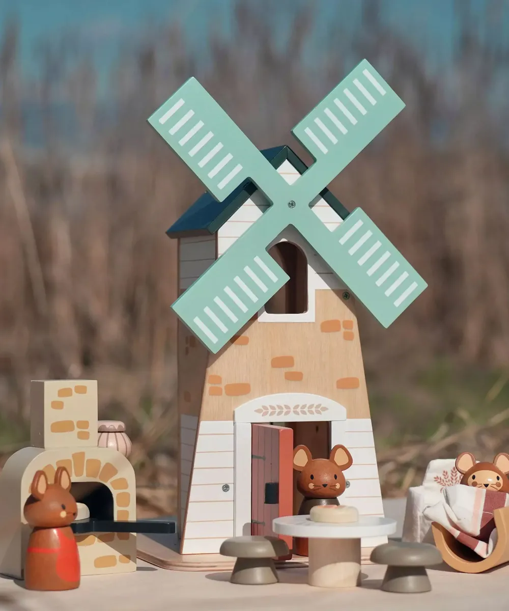Penny Windmill & Field Mice - Wooden Countryside Play Set|Cottontails Baby Best