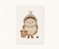 Postcard & Envelope - Foraging Hedgehog|Cottontails Baby Online