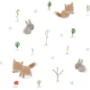 Postcard & Envelope - Fox & Bunny Woodland|Cottontails Baby New