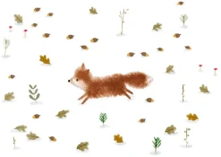 Postcard & Envelope - Jumping Fox|Cottontails Baby Hot