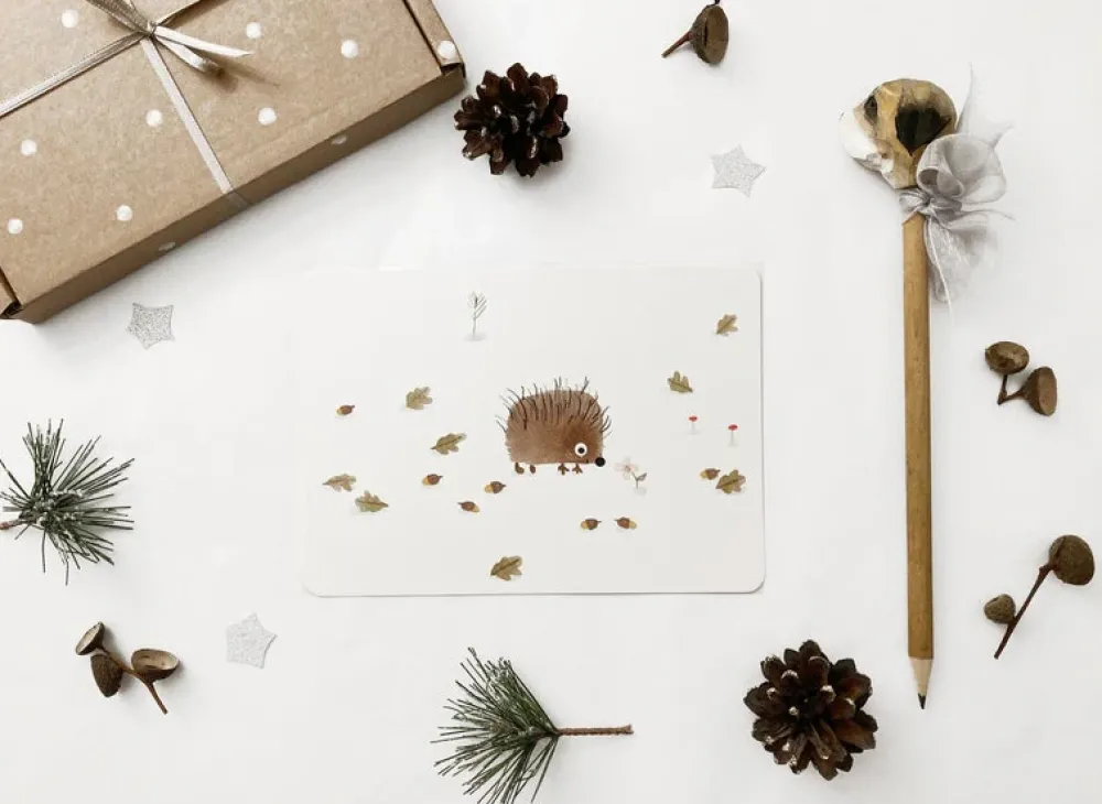 Postcard & Envelope - Little Hedgehog|Cottontails Baby Discount