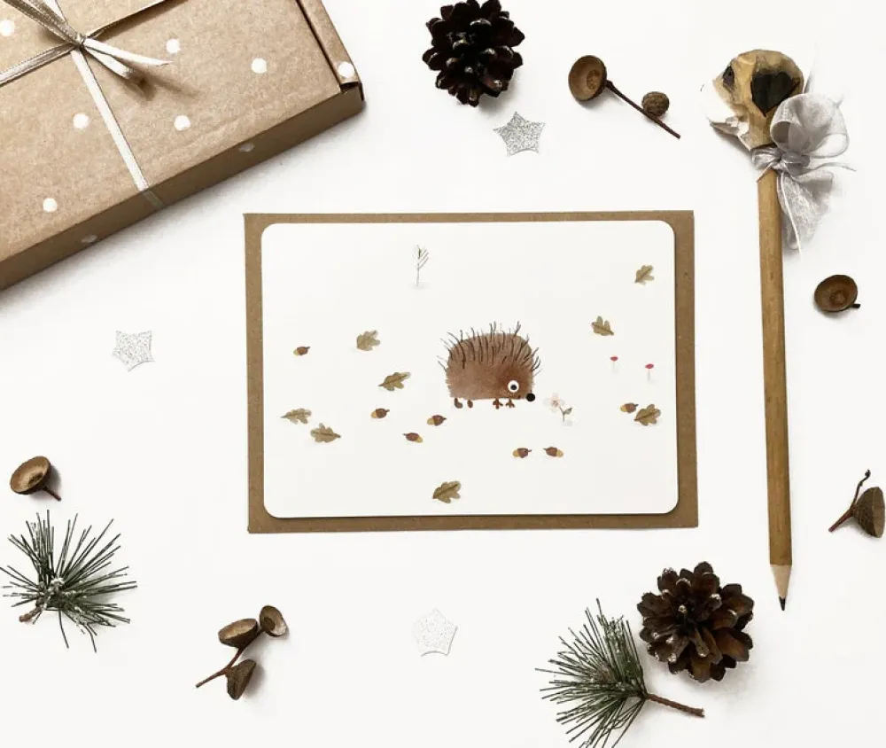Postcard & Envelope - Little Hedgehog|Cottontails Baby Discount