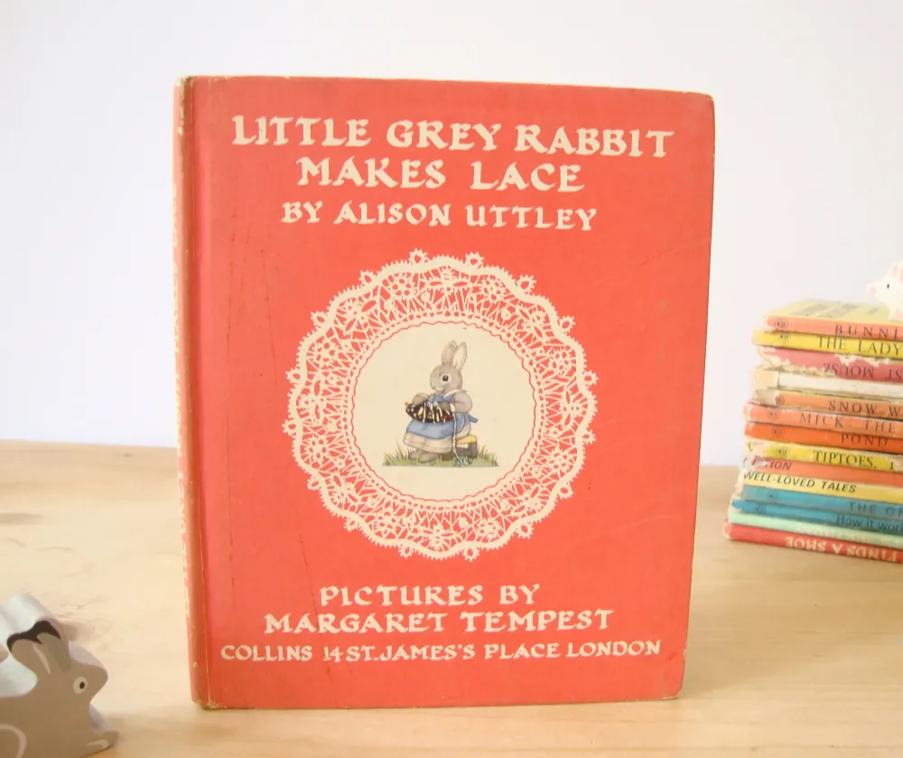 VINTAGE book - Little Grey Rabbit Makes Lace (1962)|Cottontails Baby Hot