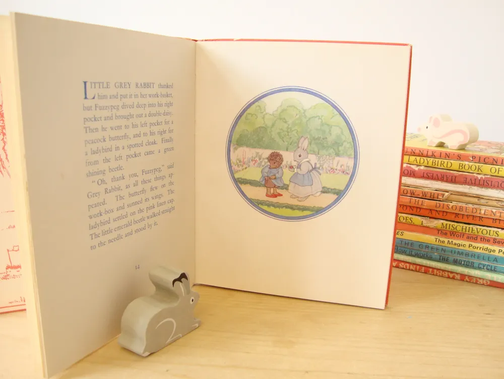 VINTAGE book - Little Grey Rabbit Makes Lace (1962)|Cottontails Baby Hot