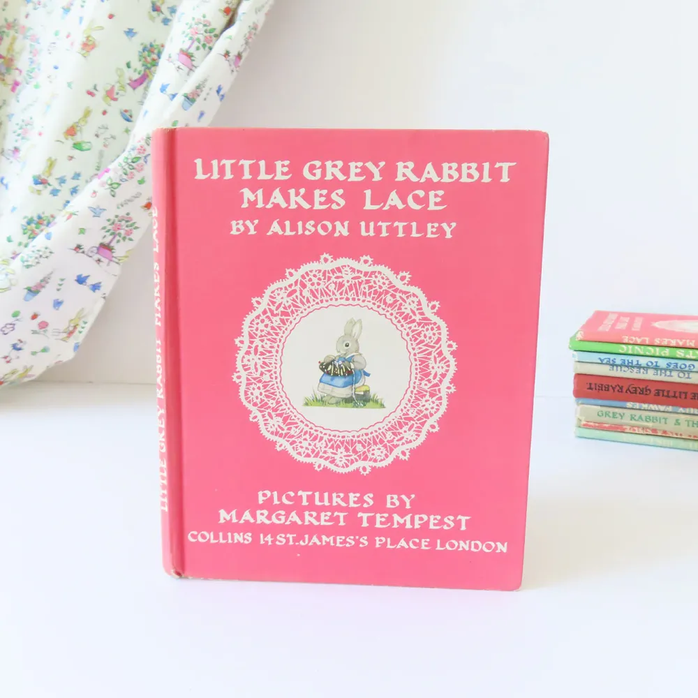 VINTAGE book - Little Grey Rabbit Makes Lace (1951)|Cottontails Baby Discount