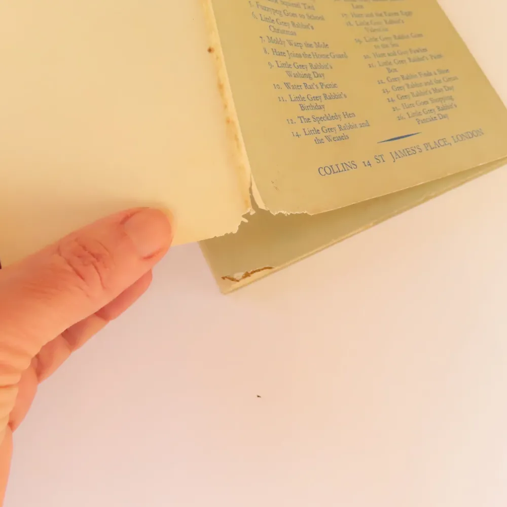 VINTAGE book - Little Grey Rabbit to the Rescue - A Play|Cottontails Baby Best