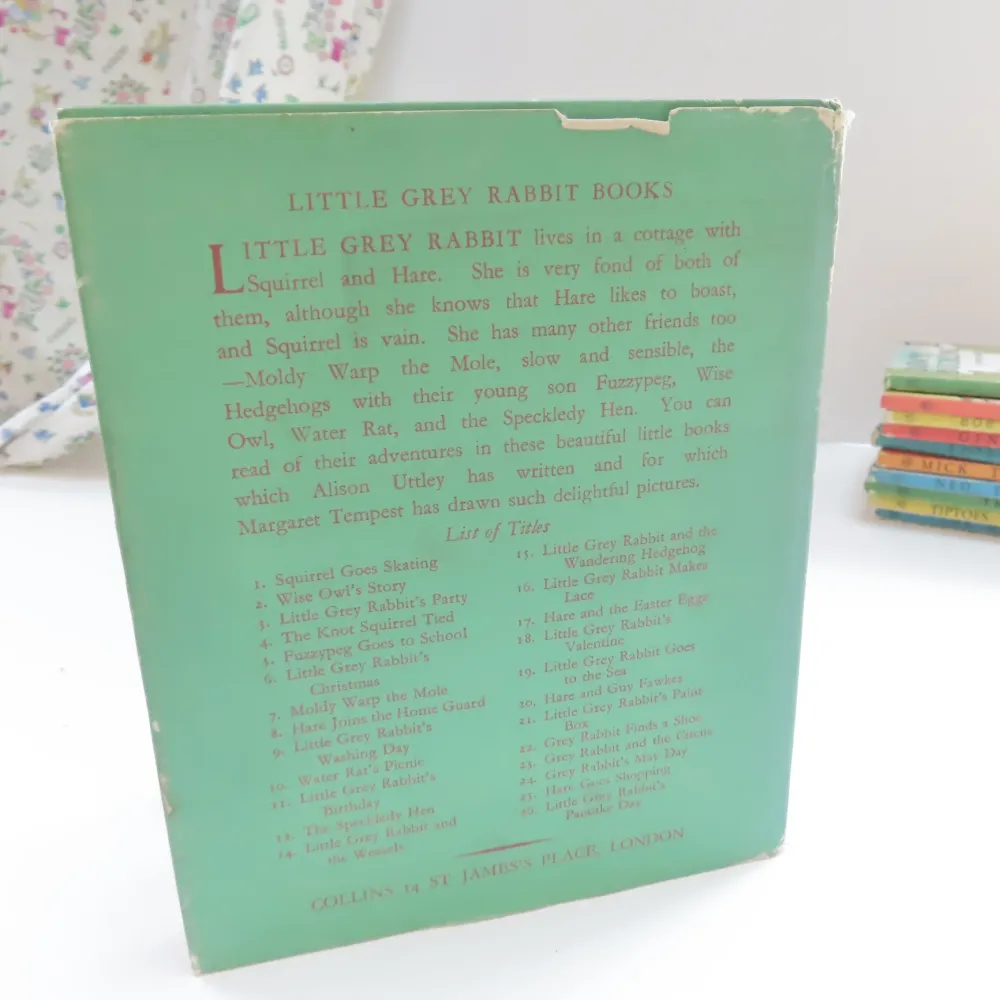 VINTAGE book - Little Grey Rabbit's Pancake Day with DJ (1967 - first edition)|Cottontails Baby Clearance