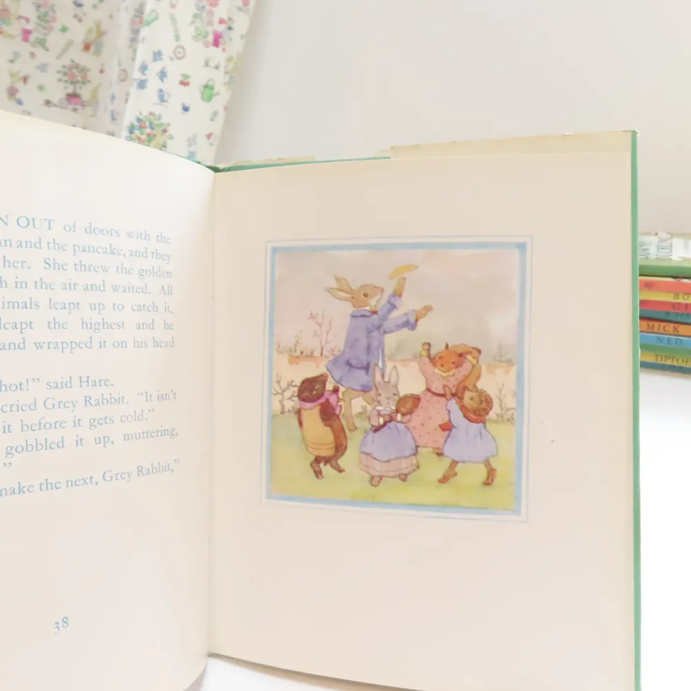 VINTAGE book - Little Grey Rabbit's Pancake Day with DJ (1967 - first edition)|Cottontails Baby Clearance