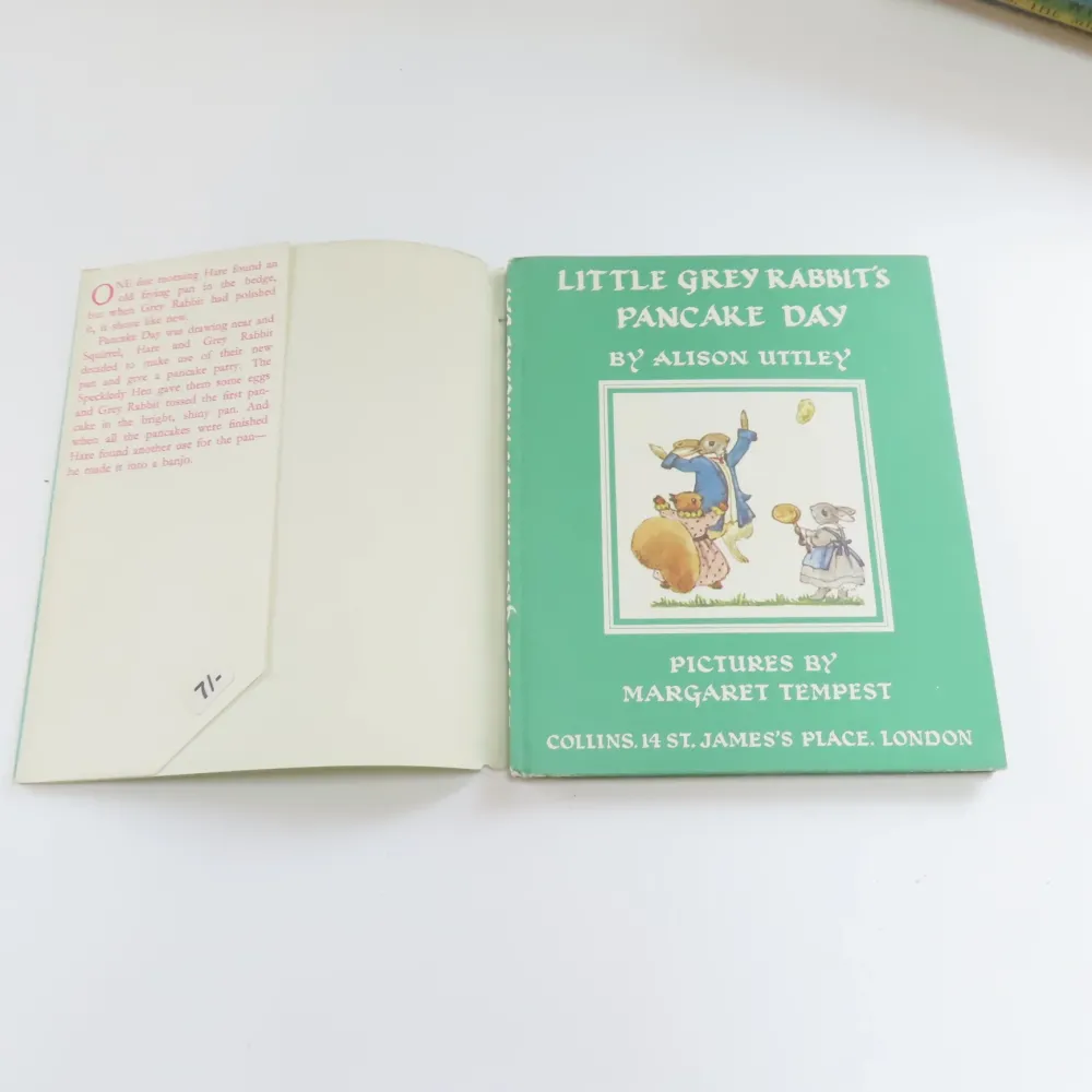 VINTAGE book - Little Grey Rabbit's Pancake Day with DJ (1967 - first edition)|Cottontails Baby Clearance