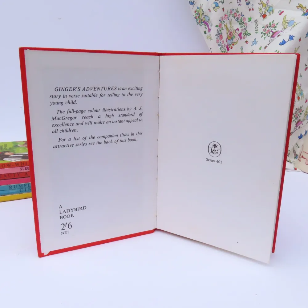 VINTAGE Ladybird book - Ginger's Adventures (mid 1960s)|Cottontails Baby Outlet