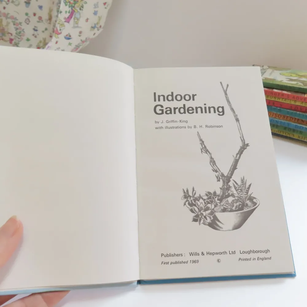 VINTAGE Ladybird book - Indoor Gardening (c.1971)|Cottontails Baby Hot