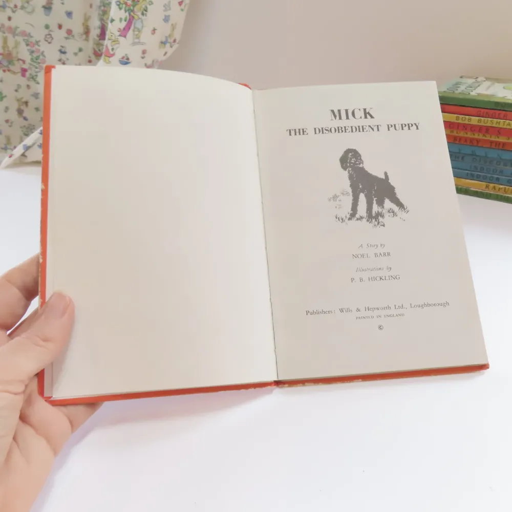 VINTAGE Ladybird book - Mick the Disobedient Puppy (mid 1960s)|Cottontails Baby Hot