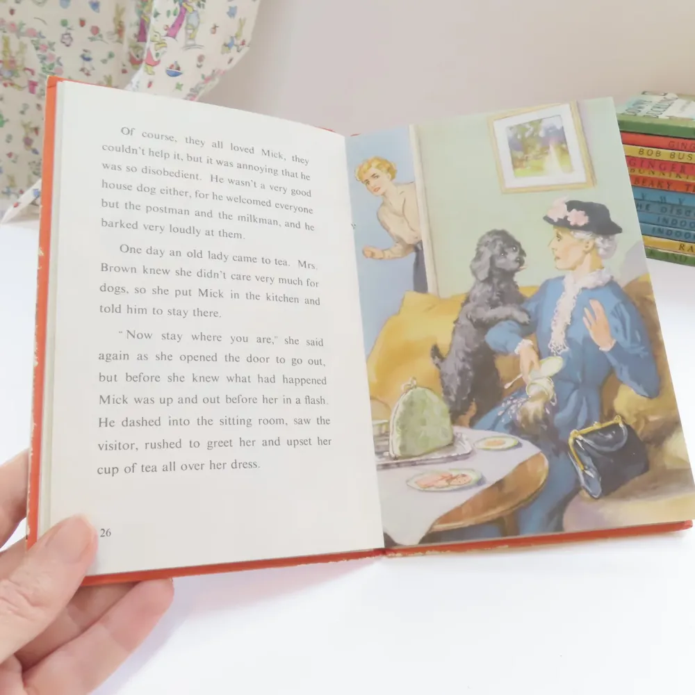 VINTAGE Ladybird book - Mick the Disobedient Puppy (mid 1960s)|Cottontails Baby Hot
