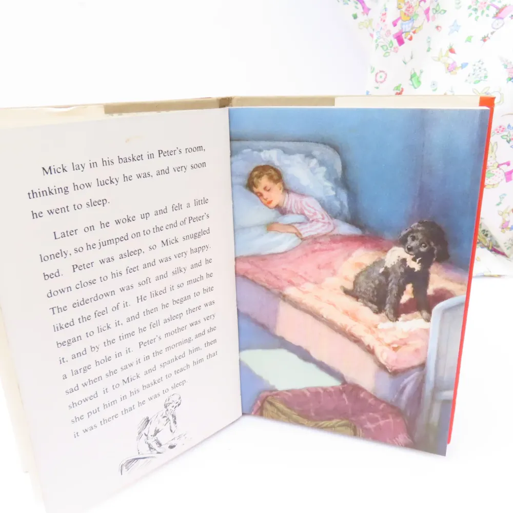 VINTAGE Ladybird book - Mick the Disobedient Puppy with DJ (late 1950s)|Cottontails Baby Hot
