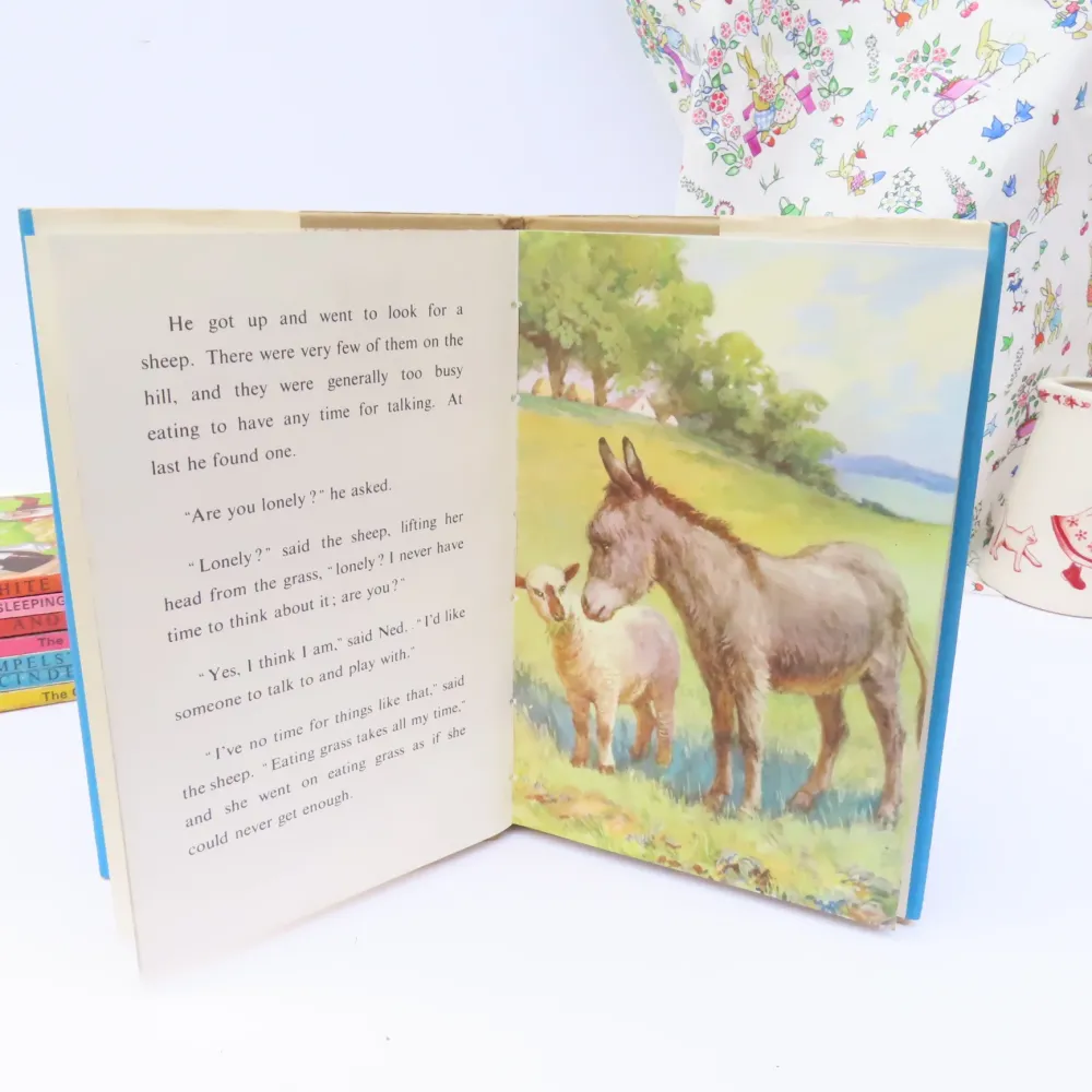 VINTAGE Ladybird book - Ned the Lonely Donkey with DJ (late 1950s)|Cottontails Baby Outlet