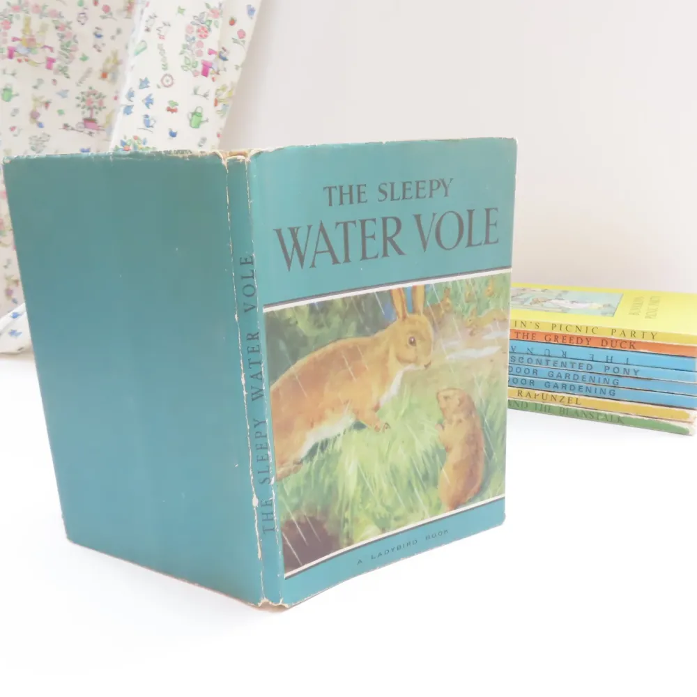 VINTAGE Ladybird book - The Sleepy Water Vole with DJ (late 1950s)|Cottontails Baby Best