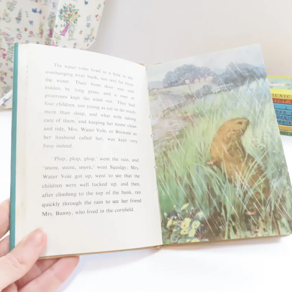 VINTAGE Ladybird book - The Sleepy Water Vole with DJ (late 1950s)|Cottontails Baby Best