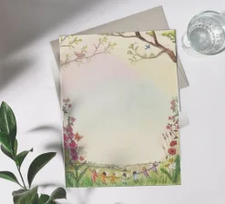 Wilded Family seasonal notepaper - spring & summer|Cottontails Baby Clearance