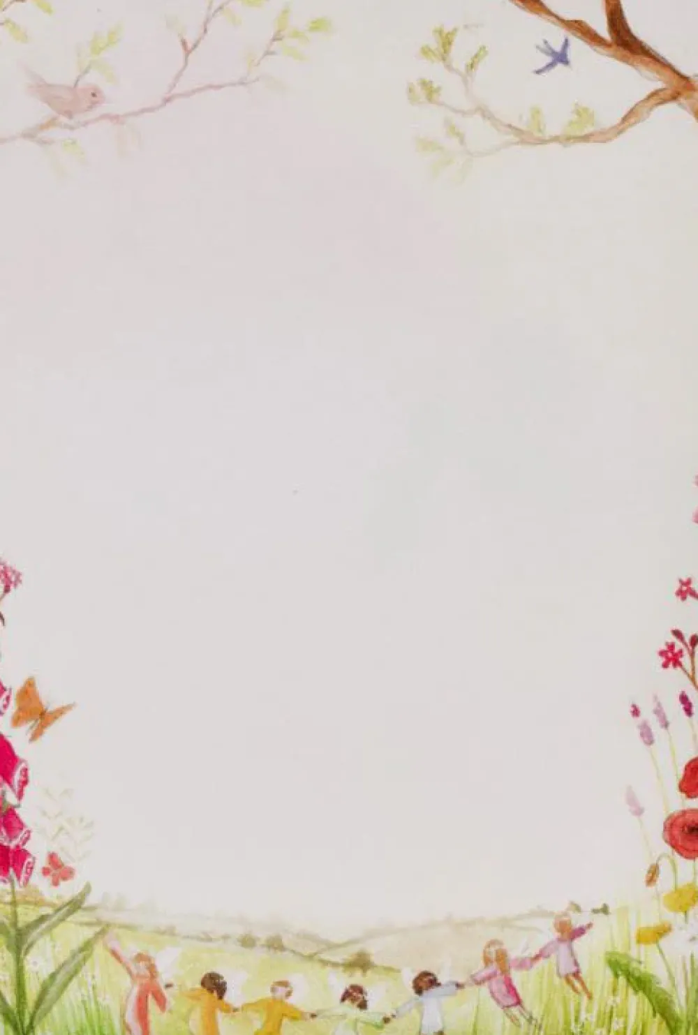 Wilded Family seasonal notepaper - spring & summer|Cottontails Baby Clearance