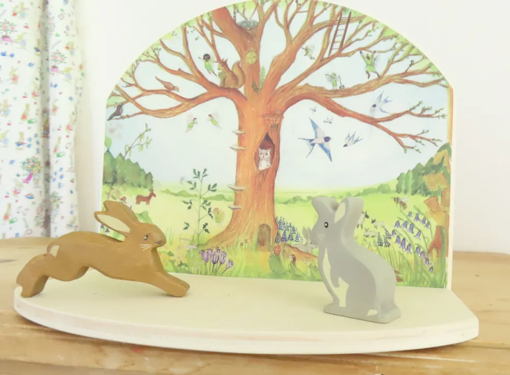 Wilded Family Wooden Nature Table|Cottontails Baby Best