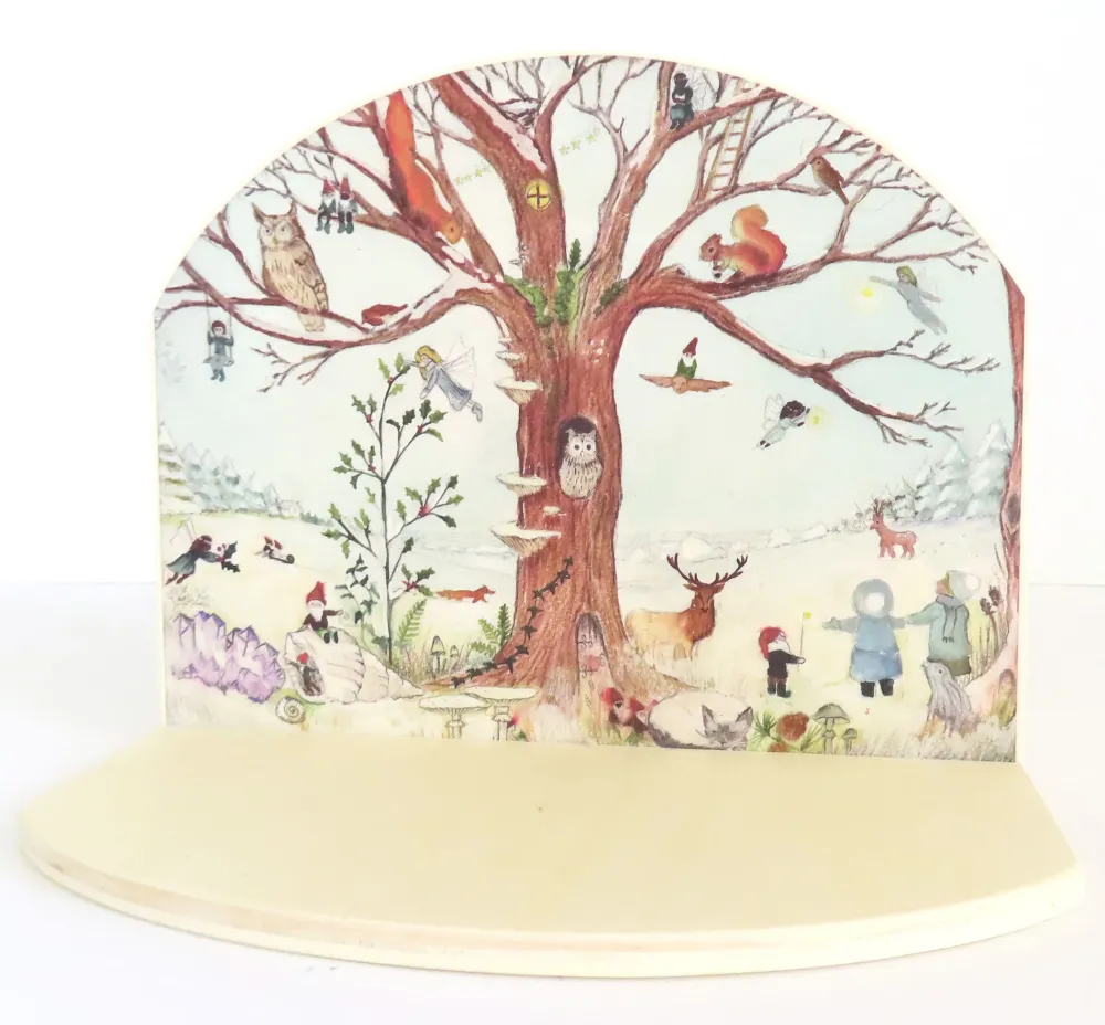 Wilded Family Wooden Nature Table|Cottontails Baby Best