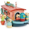 Wooden Canal Boat Otters|Cottontails Baby Best