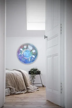 Wooden season wheel - phases of the moon|Cottontails Baby Clearance
