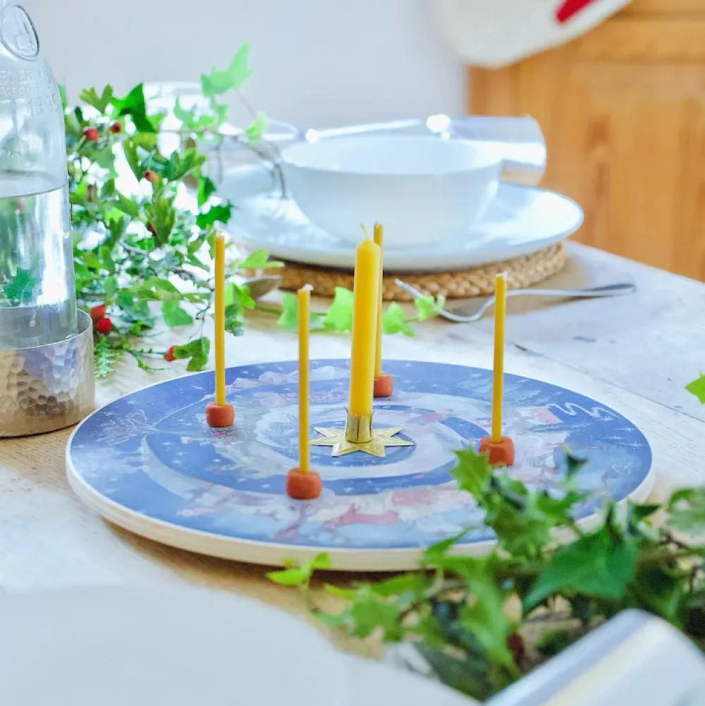 Wooden season wheel - winter / advent|Cottontails Baby Sale