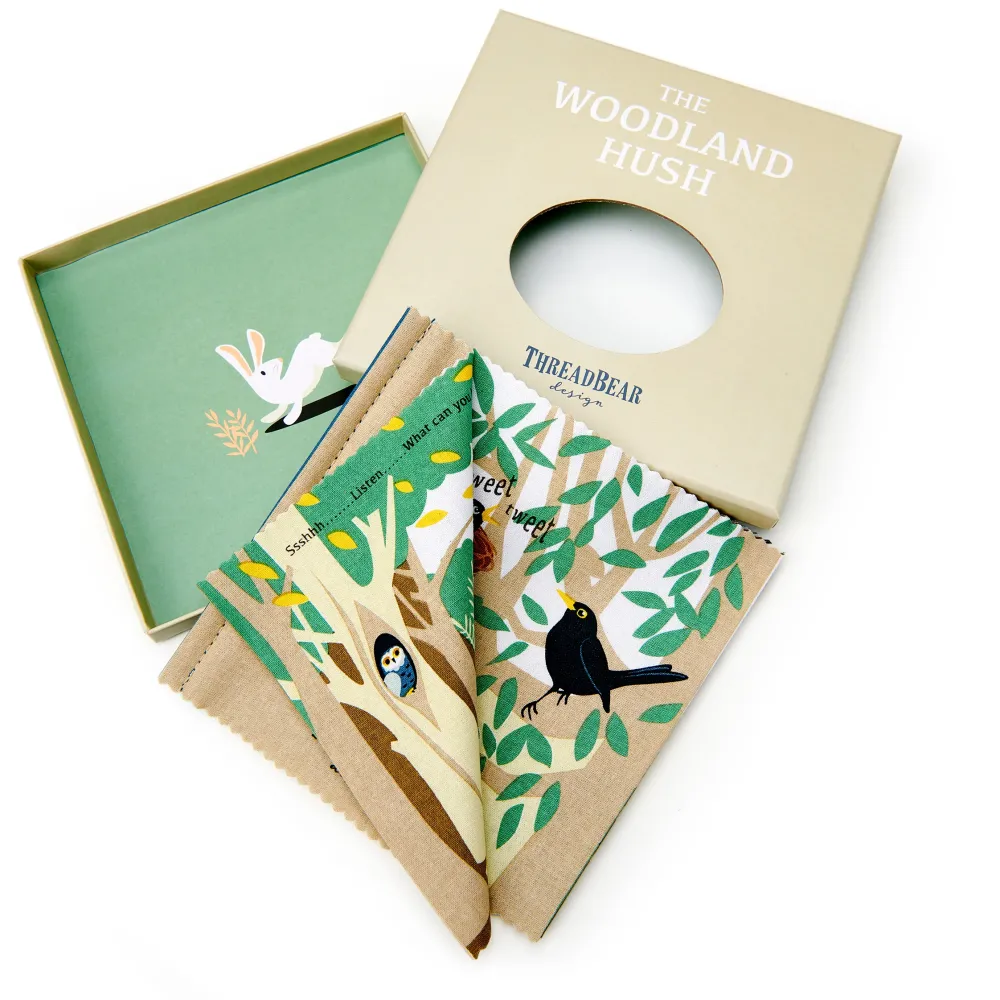 Woodland Hush Cloth Book|Cottontails Baby Online