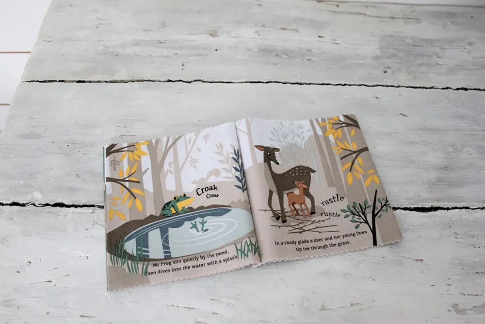 Woodland Hush Cloth Book|Cottontails Baby Online